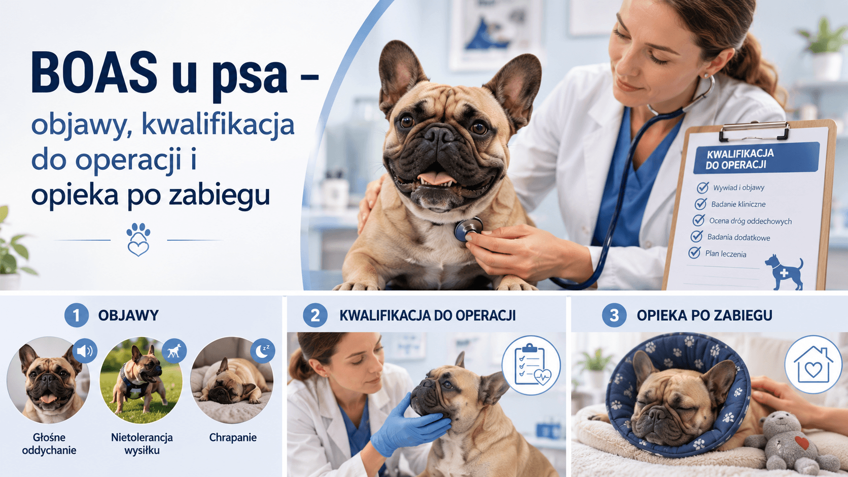 BOAS u psa – objawy, kwalifikacja do operacji i opieka po zabiegu