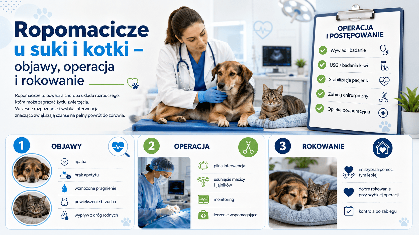Ropomacicze u suki i kotki – objawy, operacja i rokowanie