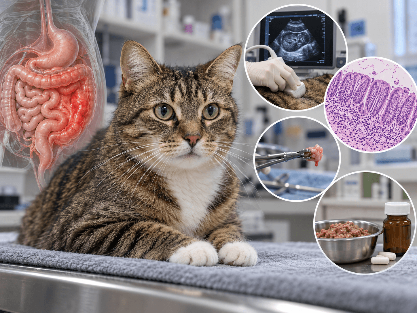 IBD u kota – objawy zapalenia jelit, diagnostyka, biopsja i leczenie